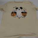 Halloween Shirts Pumpkin Shirt Women: Cute Ghost Shirt Casual Fall Halloween Spooky Season Graphic Short Sleeve Tee Tops, Medium