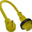 Conntek 14355 RV Pigtail Adapter RV 30 Amp Male Plug To 30 Amp Locking Female Connector, 1.5 - Feet