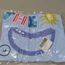 MOUSYA Womens Hawaiian Shirts Summer T Shirt Casual Oversized Beach Sunshine Tropical T-Shirt (Large, Blue)