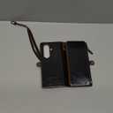 Defencase for Samsung Galaxy Z Fold 7/ Fold7 Wallet Case with RFID Blocking 10-Card Holder, Fashion Soft PU Leather Magnetic Snap Flip Zipper Wrist Strap Phone Case for Galaxy Z Fold 7 5G, Coffee