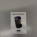 LENRUE Small Portable Bluetooth Speaker with Lights, TWS Stereo Surround Sound, Type C Powered, Bluetooth 5.3, AUX TF Card Input, Wireless for Outdoor Home, Coolest Gifts