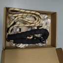 haapaw Dog Harness with Leash Set, No Pull Adjustable Reflective Step-in Puppy Harness with Thickened Padded Vest for Extra-Small/Small Medium Dogs (XS, Beige)