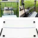 KUAFU Clear Golf Cart Windshield Compatible with 1986-1994.5 EZGO Marathon Fold Down Windshield