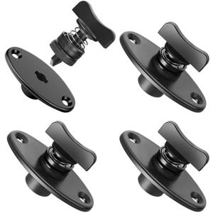 RunNico 4 Set Boat Windshield Fastener, Boat Windshield Clips for Boats Safety-Boat Windshield Replacement Accessories for Protecting Windows and Blocking Strong Winds (4)