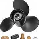 15 1/4 x 15 Pitch 48-78116A45 Aluminum Outboard Boat Propeller for Mercury Engines 135-300HP/Mercruiser Alpha Bravo One,15 Spline Tooth,Hub Kits Included,RH ﻿