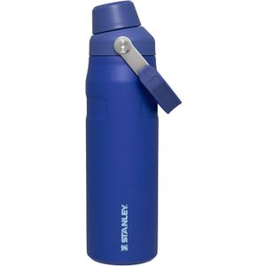 Stanley IceFlow Fast Flow Water Bottle | Angled Spout Lid | Lightweight & Leakproof for Travel & Sports | Insulated Stainless Steel | BPA-Free (24 Ounces, Lapis)