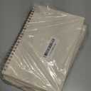 3pcs Wooden Notebook, 
Wood Cover Jounal Notebook 40 Sheets Sketchbook 8.5 x 5.8 In Unlined Spiral Notebook for Crafting Project,Small Scrapbook