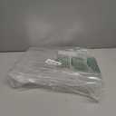 Clear Acrylic Single Pocket, Plastic Hanging Wall Mount File Holder for Office Home (Clear, 2 Pack)