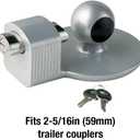 Master Lock 378DAT Trailer Coupler Lock, 2-5/16-Inch