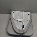 STORAGE MANIAC Tabletop Ironing Broad, All Iron Frame Mini Folding Ironing Broad with 2 Removable Cover, Portable Small Iron Mat with 7 mm Thick Pad for Laundry Room, Dorms - Silver & Blue