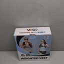 VBSD Weighted Vest Woman 8lb Weight Vest for Women Men Body Weight Vests for Walking Strength Training Running Workout Jogging Fitness (Black)