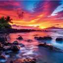 2000 Piece Jigsaw Puzzle for Adults  Maui Island Sunset Over Pacific Ocean, Challenging & Relaxing Puzzle Game, Glossy Recycled Paper, Great for Mindful Play & Gift (39 x 28 in)
