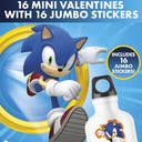 Sonic Die Cut Valentine's Jumbo Stickers
 3Pack