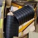 YINTATECH 3 Point Rock Rake, Landscape 3 Point Rake for Tractor, 60", Black & Yellow