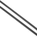 Motoforti Weatherstrip Window Seal, Window Trim Seal Belt, for Toyota Hilux Vigo 2005-2014, PVC, Front Left & Right, No.681620K020/681610K020, Black, 2pcs