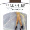 Berkshire 4408 Women's Ultra Sheer Non Control Top Pantyhose 15 Denier Tights for Women's with Sandalfoot Toe