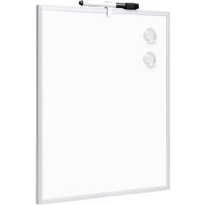 Amazon Basics Small Dry Erase Whiteboard, Magnetic Bulletin Board, with Marker and Magnets, 11"W x 14"H, Aluminum Frame