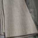 RUGSREAL Area Rug 5x7 Machine Washable Area Rug for Living Room Non-Slip Stain Resistant Modern Abstract Bedroom Rug Contemporary Solid Throw Rug Foldable Accent Floor Carpet for Dining Room, Beige