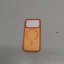 Miracase Magnetic for iPhone 17 Pro Case 6.3" with Screen Protector, [Compatible with MagSafe] Military-Grade Protection, Anti-Fingerprint, Slim Thin Phone Case for 17 Pro Cover, Orange