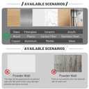 2 x dosun Double-Sided Tape, 0.08Inch Thick Heavy Duty Enhanced Transparent Adhesion Tape. 2 Rolls Reusable Mounting Tape, Nano Tape for Poster Carpet Picture Hanging Strip Rug Wall Outdoor (20FT)