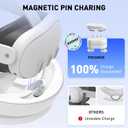 Charging Dock Compatible with Meta Quest 3, Effortless Drop-and-Charge Station, Space-Saving (Without Charger)