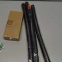 Curved Shower Curtain Rod,Matte Black Round Shower Curtain Rod 48 to 64 Inches Adjustable Rounded Bowed Shower Rods for Bathroom,Bathtub, More Shower Space,Need to Drill