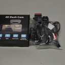 Dash Cam, 4K+2K Full HD Dash Cam Front and Rear, Dash Camera for Cars with Built-in 5GWiFi, 3.2 IPS Screen Dashcam, with 64GB Card, Night Vision, Loop Recording, G-Sensor, Parking Mode