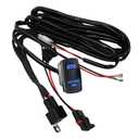 300W Plug & Play Rear Lights Wiring Harness Kit with 14AWG 1 Lead 12V Rocker Switch Replacement for Polaris RZR General Ranger (300W 14AWG 1 Lead 12V)