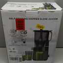 Cold Press Juicer, 5.8" Wide Feed Chute Juice Extractor Machine with 400W, High Juice Yield, Slow Masticating Juicer for Whole Vegetables & Fruits, Dark Grey