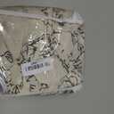 Farmhouse Floral Linen Shower Curtain, Vintage Black Pattern Rustic Shower Curtains for Bathroom, Tan Taupe,72x84