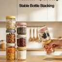 16oz 4Pack Glass Overnight Oats Jars Containers with Airtight Leakproof Lids, Reusable Mason Jars for Meal Prep, Yogurt Parfaits, Smoothies, Salads & Healthy Breakfasts (16 OZ-4-2)