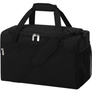 iFARADAY 20L Small Duffle Bag for Gym - Carry On Personal Item Travel Duffle Bag, Weekender & Overnight Bag for Travel, Sports, Workout (Black)