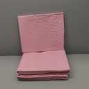 Utopia Bedding Washable Underpads 34" x 52" (Pack of 4), Waterproof Reusable Heavy Absorbency Incontinence Bed Pads for Adults, Kids, Elderly and Pets, Bedwetting Pads for Sofa and Couch (Pink)