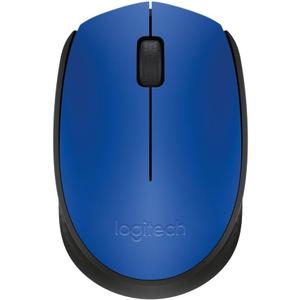 Logitech M170 Wireless Mouse for PC, Mac, Laptop, 2.4 GHz with USB Mini Receiver, Optical Tracking, 12-Months Battery Life, Ambidextrous - Blue