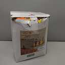 10 FT Thanksgiving Inflatables Fall Outdoor Decorations, Blow Up 4 Scarecrow Family & Hay Bale & Turkey, Built-in 9 LED Lights & Blower, Perfect Thanks Day Autumn Harvest Yard Garden & Lawn Dcor