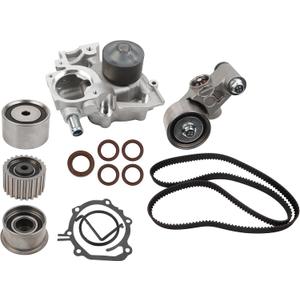 Engine Timing Belt Kit with Water Pump Compatible with 2006-2012 Subaru Forester Impreza Legacy Outback 2.5L TCKWP304A TKF006