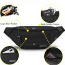 MAXTOP Large Crossbody Fanny Pack with 4-Zipper Pockets,Gifts for Enjoy Sports Festival Workout Traveling Running Casual Hands-Free Wallets Waist Pack Phone Bag Carrying All Phones
