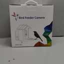 Smart Bird Feeder with Camera Solar Powered, Birdfeeder Cam for Outside, AI Species Identify, 2K Live View, Instant Arrival Alerts, Bird Lover Gifts, Blue