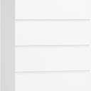 FOTOSOK 4 Drawer Dresser, White Dresser Modern Storage Chest of Drawers 23.6L x 15.7W x 31.5H in, White Storage Cabinet with 4 Drawers for Home Office