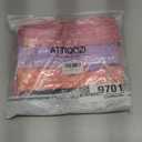 4 Pack Girls Athletic Shorts Dry-Fit Basketball Shorts with Pockets,Girls Running Shorts for Kids Gym Soccer (Medium, Black/Orange/Purple/Hot Pink)