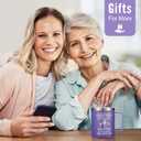 NOWWISH Christmas Gifts for Mom from Daughter Son, 14oz Great Mom Coffee Mug, Cool Birthday Stocking Stuffer for Women Wife Grandma, Purple