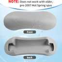 1 Pack Cool Gray Pillow 74317 fits The mid Year 2007-2013 Hot Spring spa ModelsDoes not Work with Older, pre-2007 Hot Spring spas