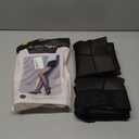 EXQUISLIFE Fleece Lined Tights Sheer Women - Fake Translucent Warm Pantyhose Leggings Sheer Thick Tights, for Winter (Medium, Black+black)