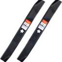 134149 Mulching Blades for Craftsman 42 inch Mower Blade LT2000 LT1000 YS4500 Replace 422719 532134149 Husqvarna Poulan Pro 42'' Deck Riding Lawn Mower 5 Point Star (2 Pack)