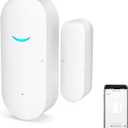 2-Pack WiFi Door and Window Sensors,Tuya Smart Alarm with Free Notification APP Control Home Security Alarm System, No Hub Required,Compatible with Alexa, Google Home