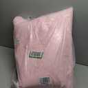 Skyweaver Pink Round Fluffy Rug for Bedroom, 5ft Circle Furry Carpet for Teens & Kids Room, Nursery & Room Decor, Fuzzy Plush Shaggy Circular, 5'X5' Rugs for Girls Home Deco