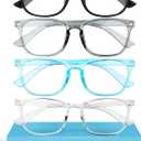 MIGSIR Blue Light Blocking Glasses for Computer Gaming, Fashion Fake Helps Reduce Screen Fatigue Eyeglasses for Women Men