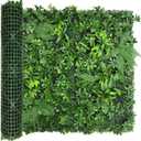 Artificial Green Boxwood Grass Wall Roll: 40"x120"(33.5 SQFT) UV Protected Ivy Privacy Hedge Fence Screen for Chain Link Fences Panel Indoor,Outdoor Patio Balcony & Garden