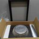 Elevated Dog Bowls for Large Dogs, Raised Dog Bowl Stand with Two X-Large Stainless Steel Bowls for Dogs, 3.5L Capacity, Black