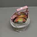 Handmade Stainless Steel Tiffin Box (Yellow, Three Tiers)